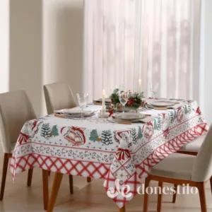 Toalha de Mesa Athenas Estampado 1,60m x 2,50m Natal 125 Döhler
